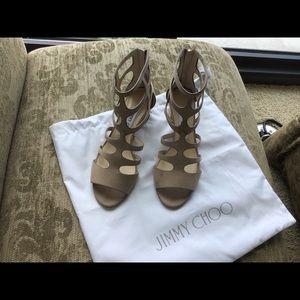 JIMMY CHOO ZEN SANDALS SIZE 37